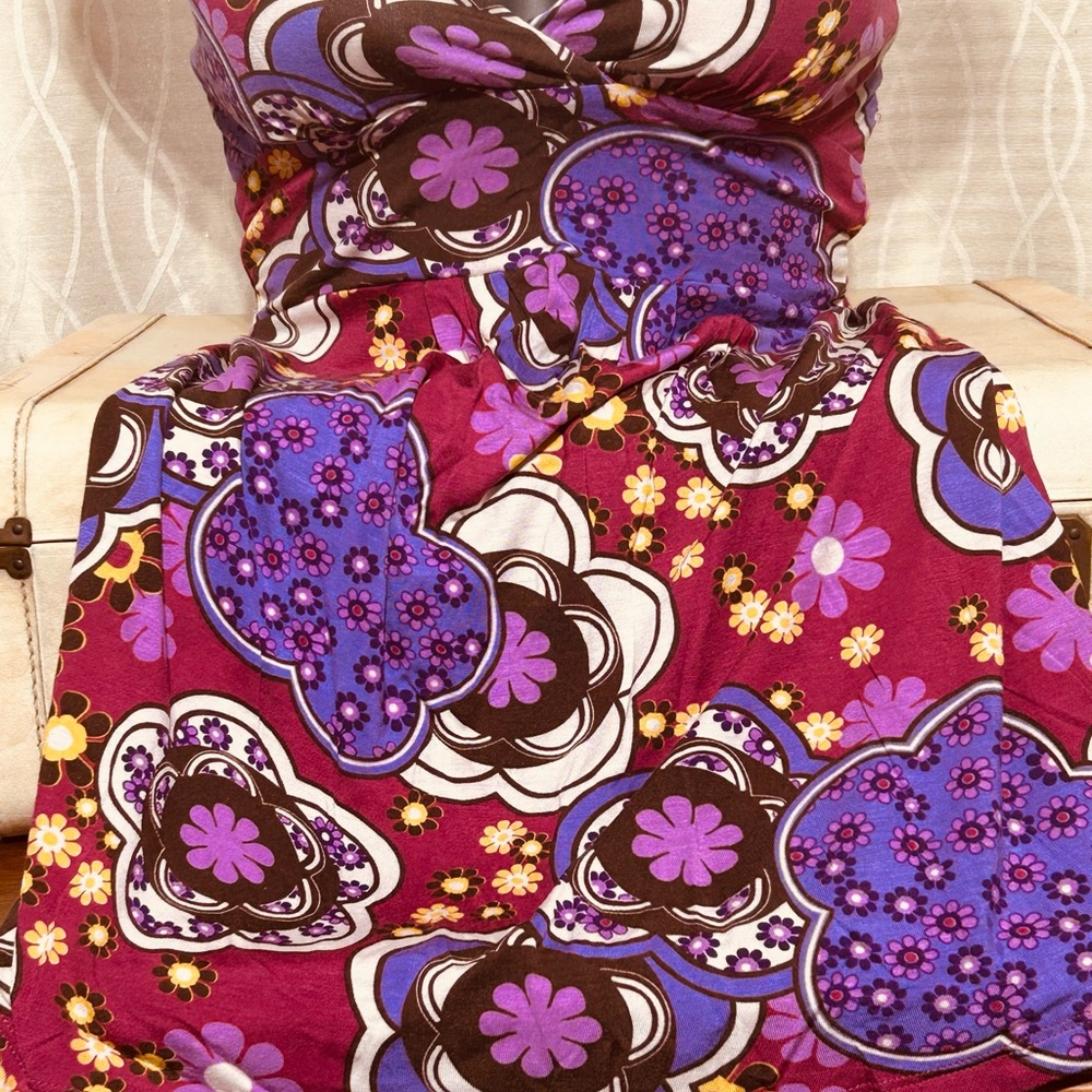 Seductions Brand Sundress or Tanktini Top 1960’s 1970’s Vibe - Picture 3 of 9